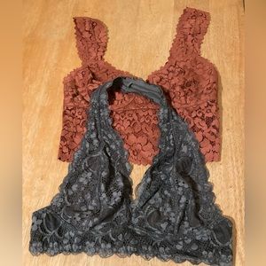 Free People Intimates bralettes S/P